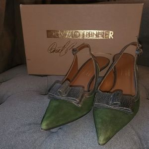 Donald J Pliner Rivka Khaki Wash Suede